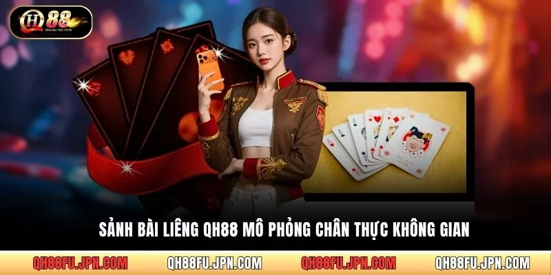 Sảnh bài Liêng QH88 mô phỏng chân thực không gian